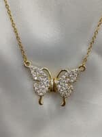 گردنبد پروانه ای دو تیکه برند Stainless Steel