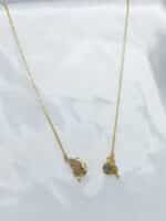 گردنبد پروانه ای دو تیکه برند Stainless Steel