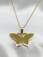 گردنبد پروانه ای برند Stainless Steel