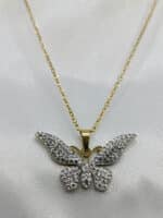 گردنبد پروانه ای برند Stainless Steel