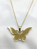 گردنبد پروانه ای برند Stainless Steel