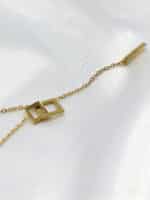 گردنبند مربعی برند Stainless Steel کد 2005 - Image 5