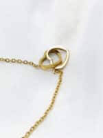 گردنبد زنانه قلبها برند Stainless Steel