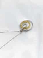 گردنبد زنانه حلقه ای برند Stainless Steel