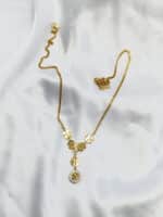 گردنبد زنانه طرح گل برند Stainless Steel کد 2012