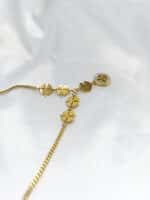 گردنبد زنانه طرح گل برند Stainless Steel کد 2012