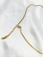 گردنبد زنانه طرح گل برند Stainless Steel کد 2012