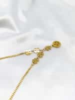 گردنبد زنانه طرح گل برند Stainless Steel کد 2012