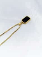 گردنبد زنانه پلاک برند Stainless Steel