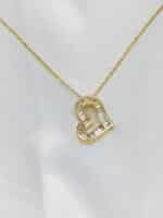 گردنبد زنانه قلبی برند Stainless Steel