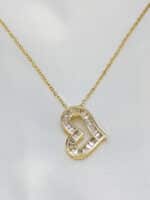 گردنبد زنانه قلبی برند Stainless Steel