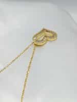 گردنبد زنانه قلبی برند Stainless Steel