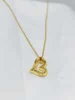 گردنبد زنانه قلبی برند Stainless Steel