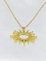 گردنبد زنانه خورشیدی برند Stainless Steel