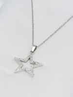 گردنبد زنانه ستاره ای برند Stainless Steel