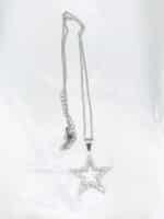 گردنبد زنانه ستاره ای برند Stainless Steel