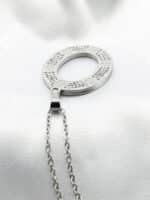 گردنبد زنانه بیضی برند Stainless Steel