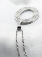 گردنبد زنانه بیضی برند Stainless Steel