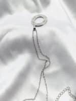 گردنبد زنانه بیضی برند Stainless Steel