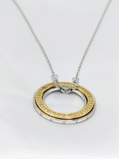 گردنبد دایره ای برند Stainless Steel