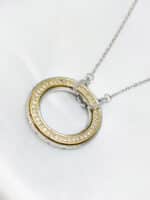 گردنبد دایره ای برند Stainless Steel