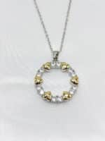 گردنبد دایره ای برند Stainless Steel