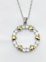 گردنبد دایره ای برند Stainless Steel