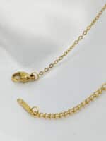 گردنبد دوار نگین دار برند Stainless Steel