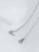 گردنبد گل نگین دار برند Stainless Steel