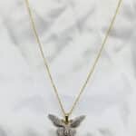 گردنبد پروانه ای برند Stainless Steel