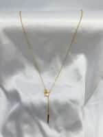 گردنبد زنانه برند مربعی Stainless Steel