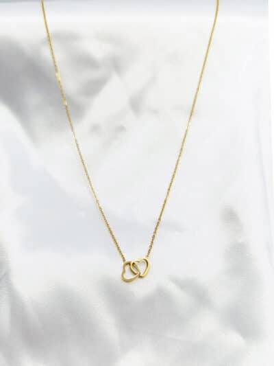 گردنبد زنانه قلبها برند Stainless Steel