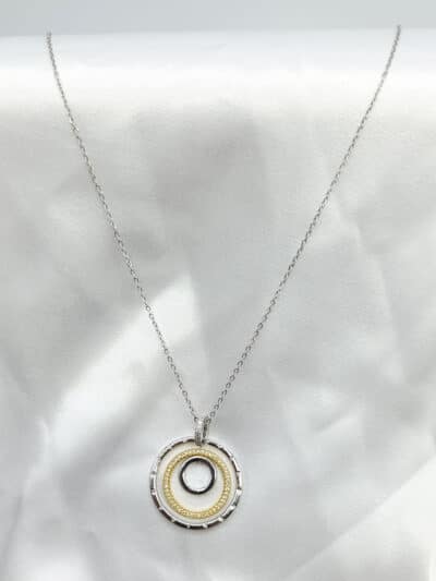 گردنبد زنانه حلقه ای برند Stainless Steel