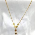 گردنبد زنانه طرح گل برند Stainless Steel کد 2012