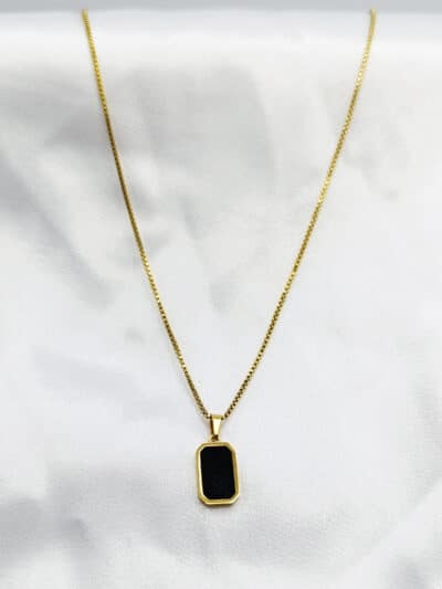 گردنبد زنانه پلاک برند Stainless Steel