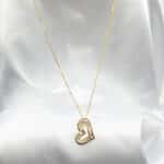 گردنبد زنانه قلبی برند Stainless Steel