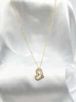 گردنبد زنانه قلبی برند Stainless Steel