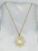 گردنبد زنانه خورشیدی برند Stainless Steel