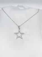 گردنبد زنانه ستاره ای برند Stainless Steel