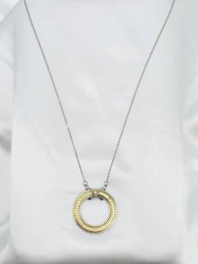 گردنبد دایره ای برند Stainless Steel