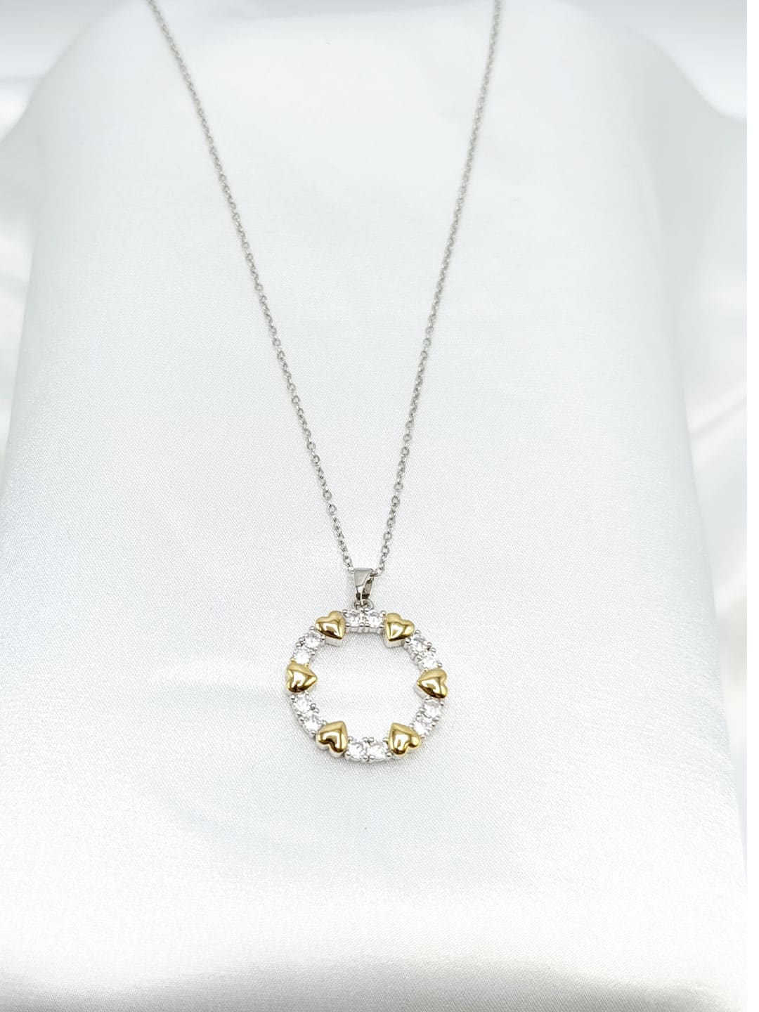 گردنبد دایره ای برند Stainless Steel گردنبد دایره ای برند Stainless Steel