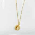 گردنبد دوار نگین دار برند Stainless Steel