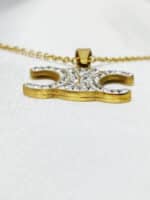 گردنبد نگین دار برند Stainless Steel