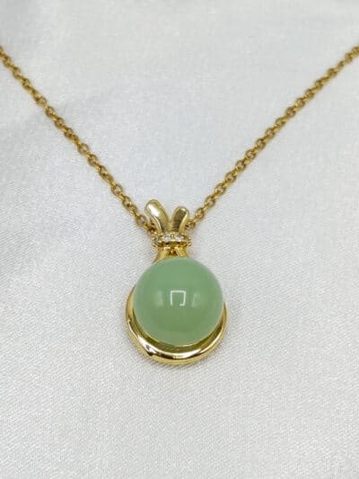 گردنبد نگین دار برند Stainless Steel