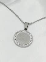 گردنبد الله نگین دار برند Stainless Steel