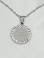 گردنبد الله نگین دار برند Stainless Steel