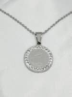 گردنبد الله نگین دار برند Stainless Steel