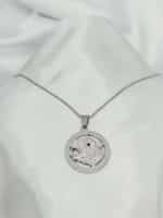 گردنبد ببر نگین دار برند Stainless Steel