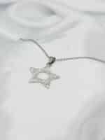 گردنبد ستاره ای نگین دار برند Stainless Steel