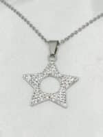 گردنبد ستاره ای نگین دار برند Stainless Steel